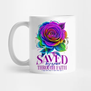 SAVED THROUGH FAITH Mug